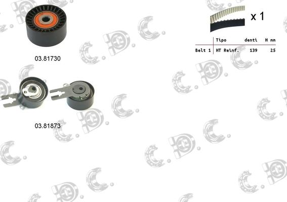 Autokit 04.5349 - Vaxt kəməri dəsti furqanavto.az