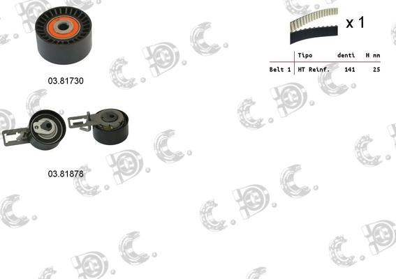 Autokit 04.5348 - Vaxt kəməri dəsti furqanavto.az