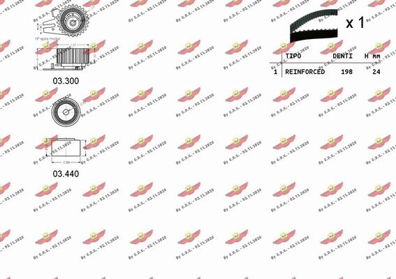 Autokit 04.5354 - Vaxt kəməri dəsti furqanavto.az