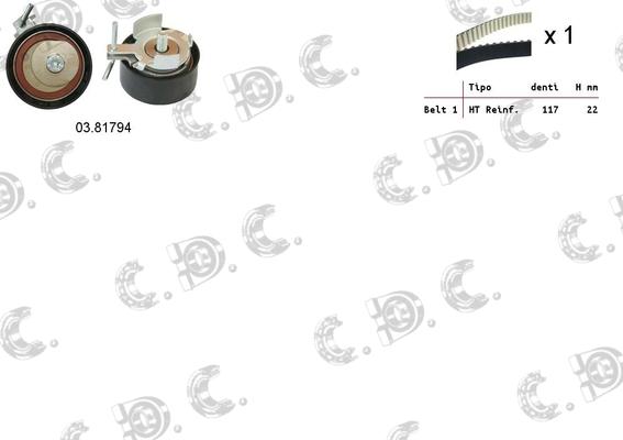 Autokit 04.5353 - Vaxt kəməri dəsti furqanavto.az