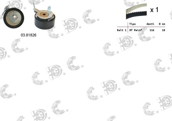 Autokit 04.5352 - Vaxt kəməri dəsti furqanavto.az