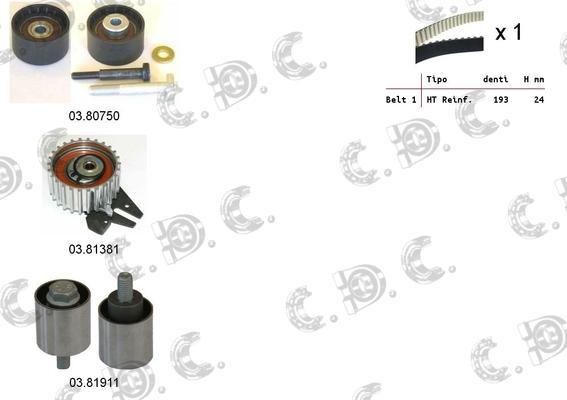 Autokit 04.5368 - Vaxt kəməri dəsti furqanavto.az