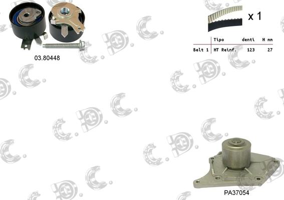 Autokit 04.5334PA - Su Pompası və Vaxt Kəməri Dəsti furqanavto.az