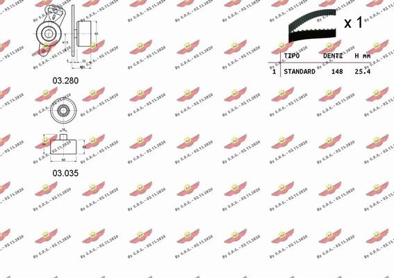 Autokit 04.5325 - Vaxt kəməri dəsti furqanavto.az