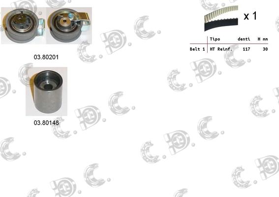 Autokit 04.5321 - Vaxt kəməri dəsti furqanavto.az