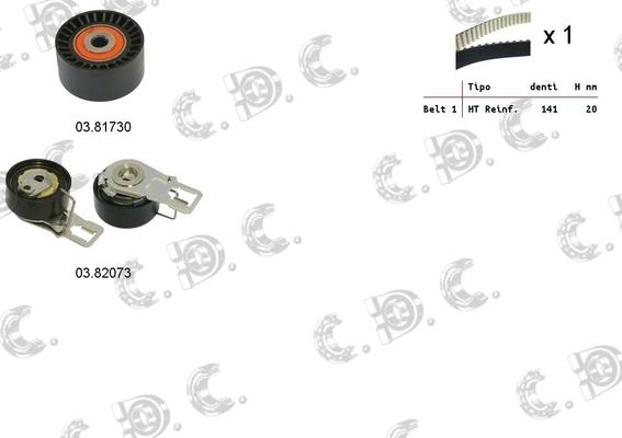 Autokit 04.5374 - Vaxt kəməri dəsti furqanavto.az