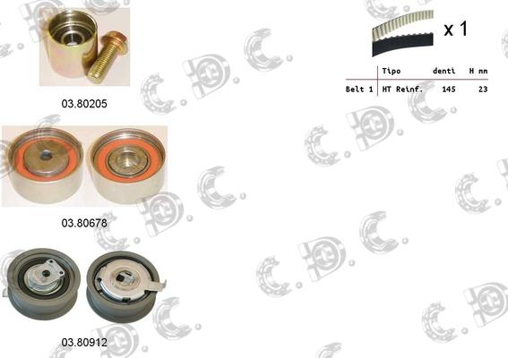 Autokit 04.5291 - Vaxt kəməri dəsti furqanavto.az