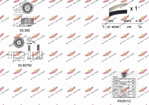 Autokit 04.5247PA - Su Pompası və Vaxt Kəməri Dəsti furqanavto.az