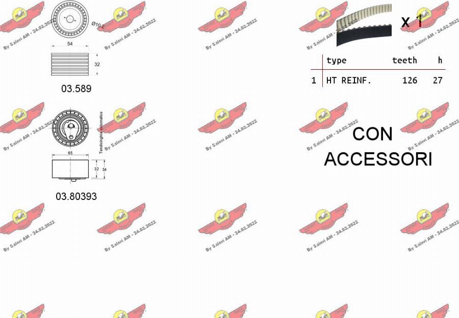 Autokit 04.5261PA - Su Pompası və Vaxt Kəməri Dəsti furqanavto.az