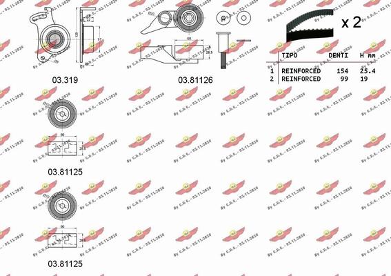 Autokit 04.5281 - Vaxt kəməri dəsti furqanavto.az