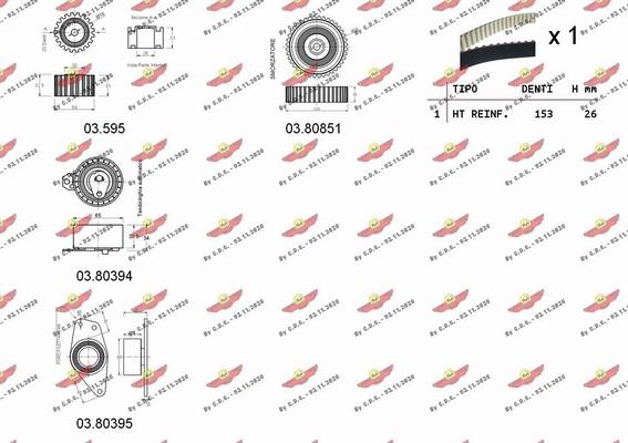 Autokit 04.5225 - Vaxt kəməri dəsti furqanavto.az