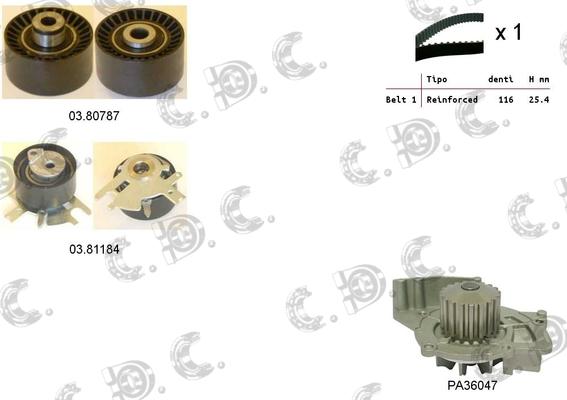 Autokit 04.5276PA2 - Su Pompası və Vaxt Kəməri Dəsti furqanavto.az