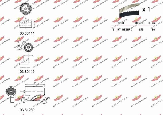 Autokit 04.5270C - Vaxt kəməri dəsti furqanavto.az