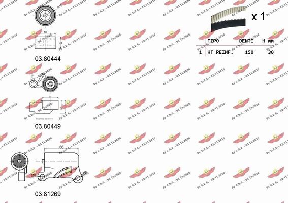 Autokit 04.5271C - Vaxt kəməri dəsti furqanavto.az