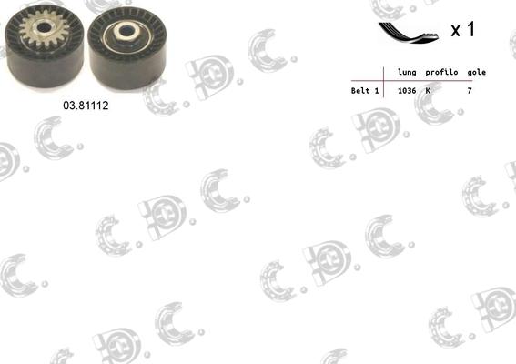 Autokit 06.0009 - V-yivli kəmər dəsti furqanavto.az