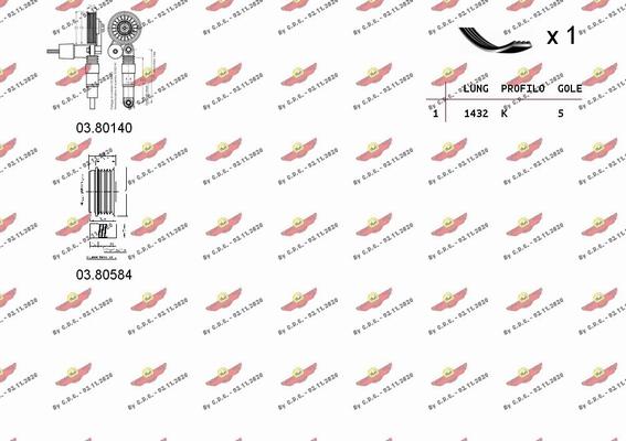 Autokit 06.0074 - V-yivli kəmər dəsti furqanavto.az