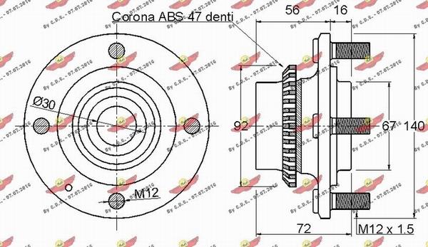 Autokit 01.910 - Təkər qovşağı, podşipnik dəsti furqanavto.az