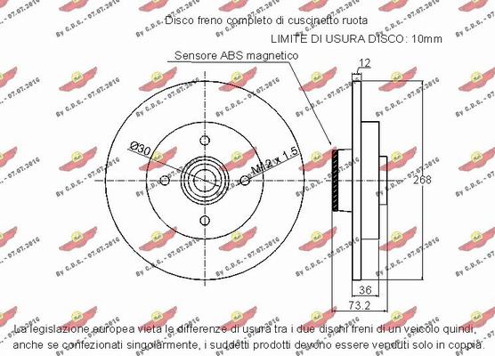 Autokit 01.97993 - Əyləc Diski furqanavto.az