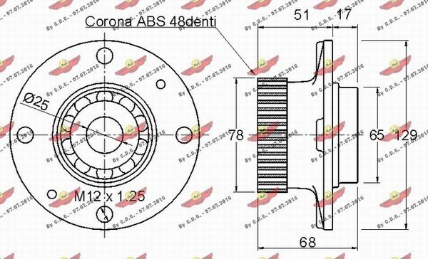 Autokit 01.97428 - Təkər qovşağı, podşipnik dəsti furqanavto.az