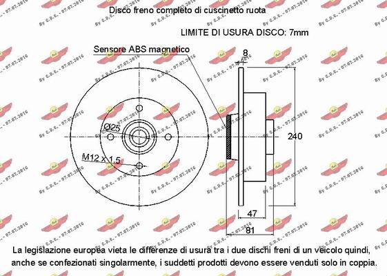 Autokit 01.97504D - Əyləc Diski furqanavto.az