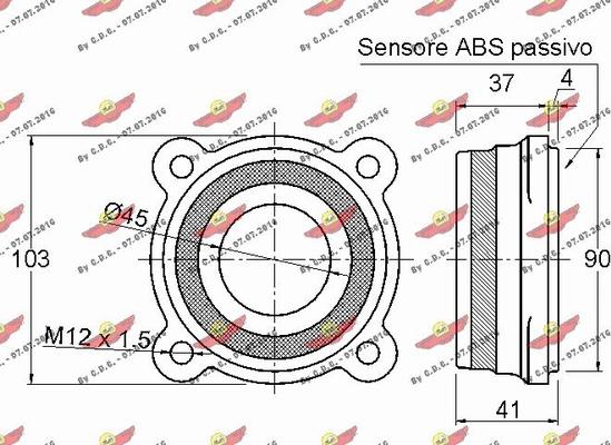 Autokit 01.97695 - Təkər qovşağı, podşipnik dəsti furqanavto.az