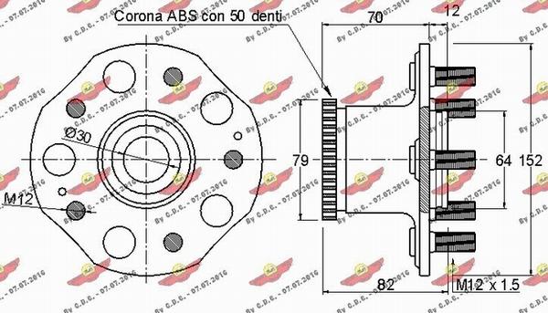 Autokit 01.97778 - Təkər qovşağı, podşipnik dəsti furqanavto.az