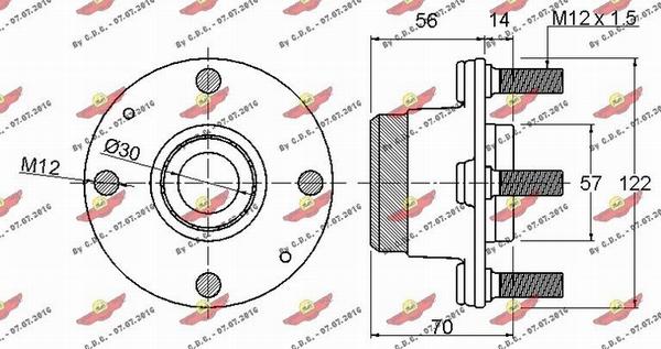 Autokit 01.631 - Təkər qovşağı, podşipnik dəsti furqanavto.az