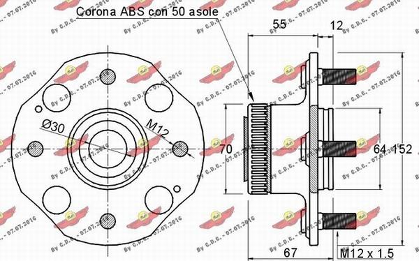 Autokit 01.087 - Təkər qovşağı, podşipnik dəsti furqanavto.az