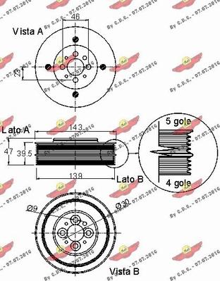 Autokit 03.90019 - Kəmər kasnağı, krank mili furqanavto.az