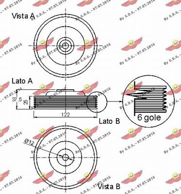 Autokit 03.90085 - Kəmər kasnağı, krank mili furqanavto.az