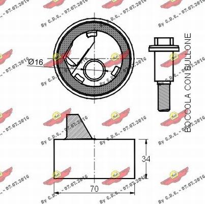 Autokit 03.420 - Gərginlik kasnağı, vaxt kəməri furqanavto.az