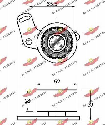 Autokit 03.571 - Gərginlik kasnağı, vaxt kəməri furqanavto.az