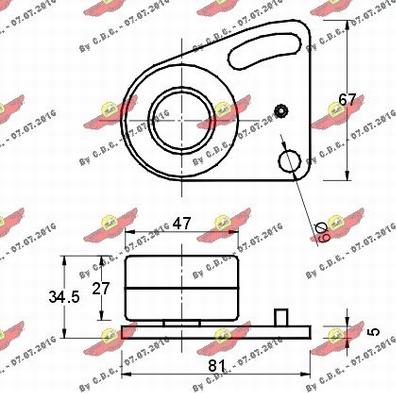 Autokit 03.047 - Gərginlik kasnağı, vaxt kəməri furqanavto.az