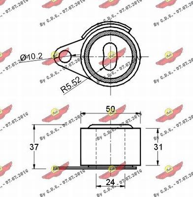 Autokit 03.083 - Gərginlik kasnağı, vaxt kəməri furqanavto.az