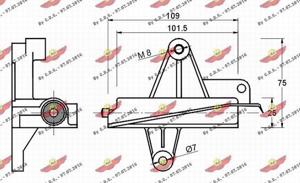 Autokit 03.80488 - Vibrasiya damperi, vaxtlama kəməri furqanavto.az