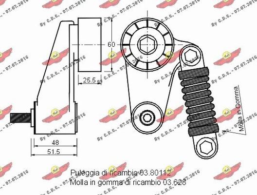 Autokit 03.80119 - Kəmər Dartıcı, v-yivli kəmər furqanavto.az