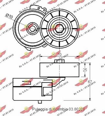 Autokit 03.80791 - Kəmər Dartıcı, v-yivli kəmər furqanavto.az