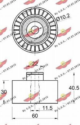 Autokit 03.80787 - Yönləndirmə / Bələdçi kasnağı, vaxt kəməri furqanavto.az