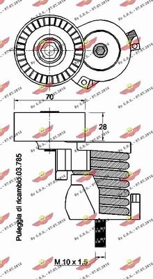 Autokit 03.81929 - Kəmər Dartıcı, v-yivli kəmər furqanavto.az