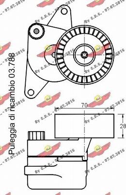 Autokit 03.81062 - Kəmər Dartıcı, v-yivli kəmər furqanavto.az