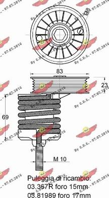 Autokit 03.367 - Kəmər Dartıcı, v-yivli kəmər furqanavto.az