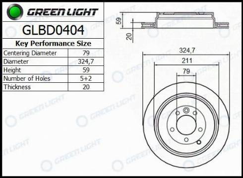 AutomotiveAdriado GLBD0404 - Əyləc Diski furqanavto.az