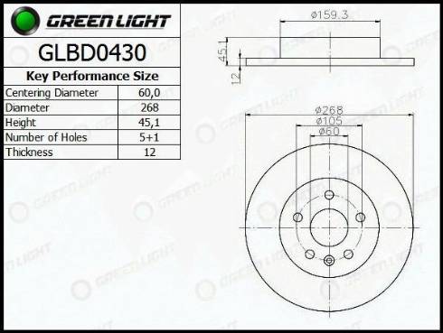 AutomotiveAdriado GLBD0430 - Əyləc Diski furqanavto.az