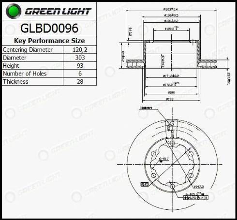 AutomotiveAdriado GLBD0096 - Əyləc Diski furqanavto.az