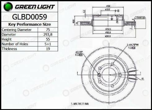 AutomotiveAdriado GLBD0059 - Əyləc Diski furqanavto.az