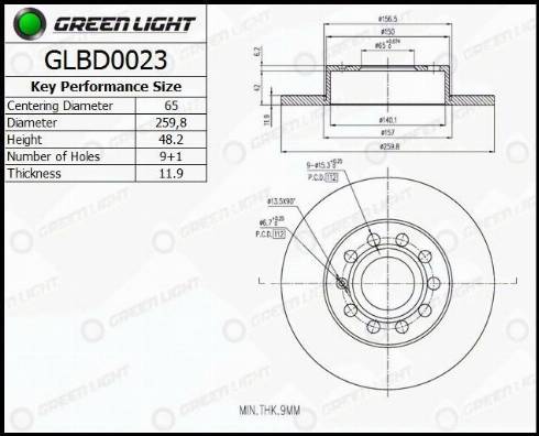 AutomotiveAdriado GLBD0023 - Əyləc Diski furqanavto.az