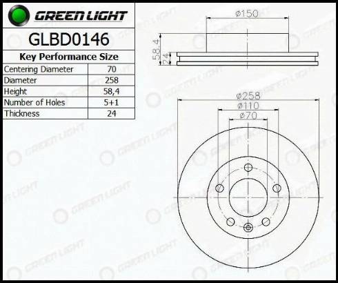 AutomotiveAdriado GLBD0146 - Əyləc Diski furqanavto.az