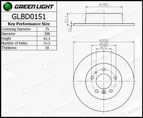 AutomotiveAdriado GLBD0151 - Əyləc Diski furqanavto.az