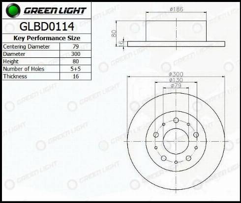 AutomotiveAdriado GLBD0114 - Əyləc Diski furqanavto.az