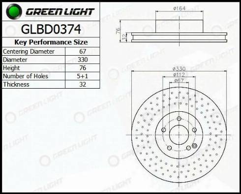 AutomotiveAdriado GLBD0374 - Əyləc Diski furqanavto.az